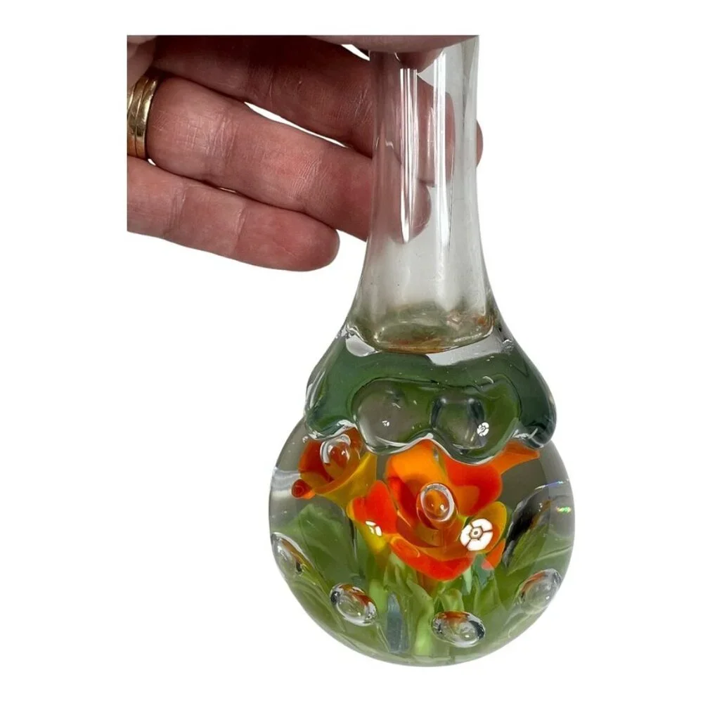 Blown Glass‎ Flower Vase